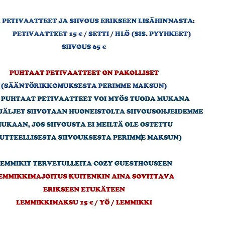 Gæstehus Cozy Ollinmaeki